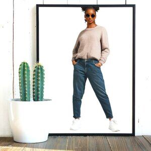 Pistola Dark Wash Blue Ankle Skinny Jeans Size 14 (W)